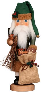 Santa Claus Green<br>Classic Ulbricht Nutcracker